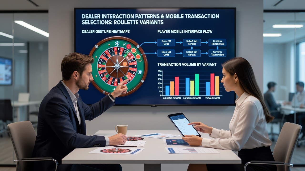 Analyse mobiler Transaktionsmuster in Roulette mit Fokus auf Dealer-Verhalten und Varianten