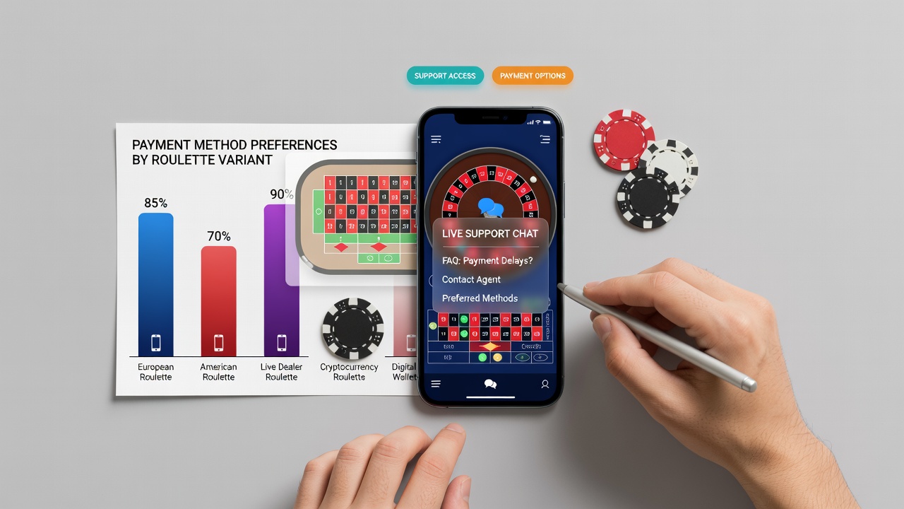 Support-Interaktionen bei mobilen Roulette-Zahlungen