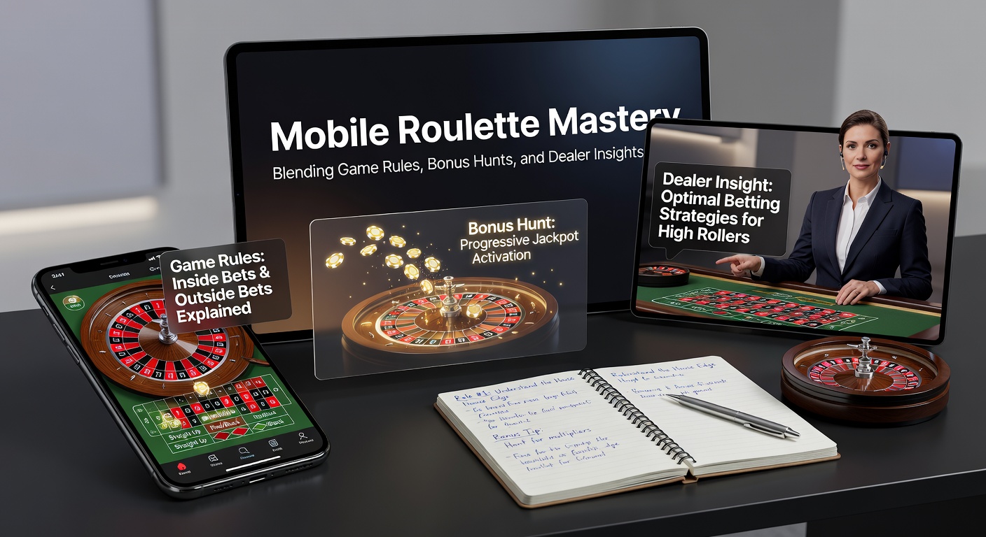 Dealer am Live-Tisch mit mobilen Spielern im Fokus, illustrierend Bonus- und Regelintegration
