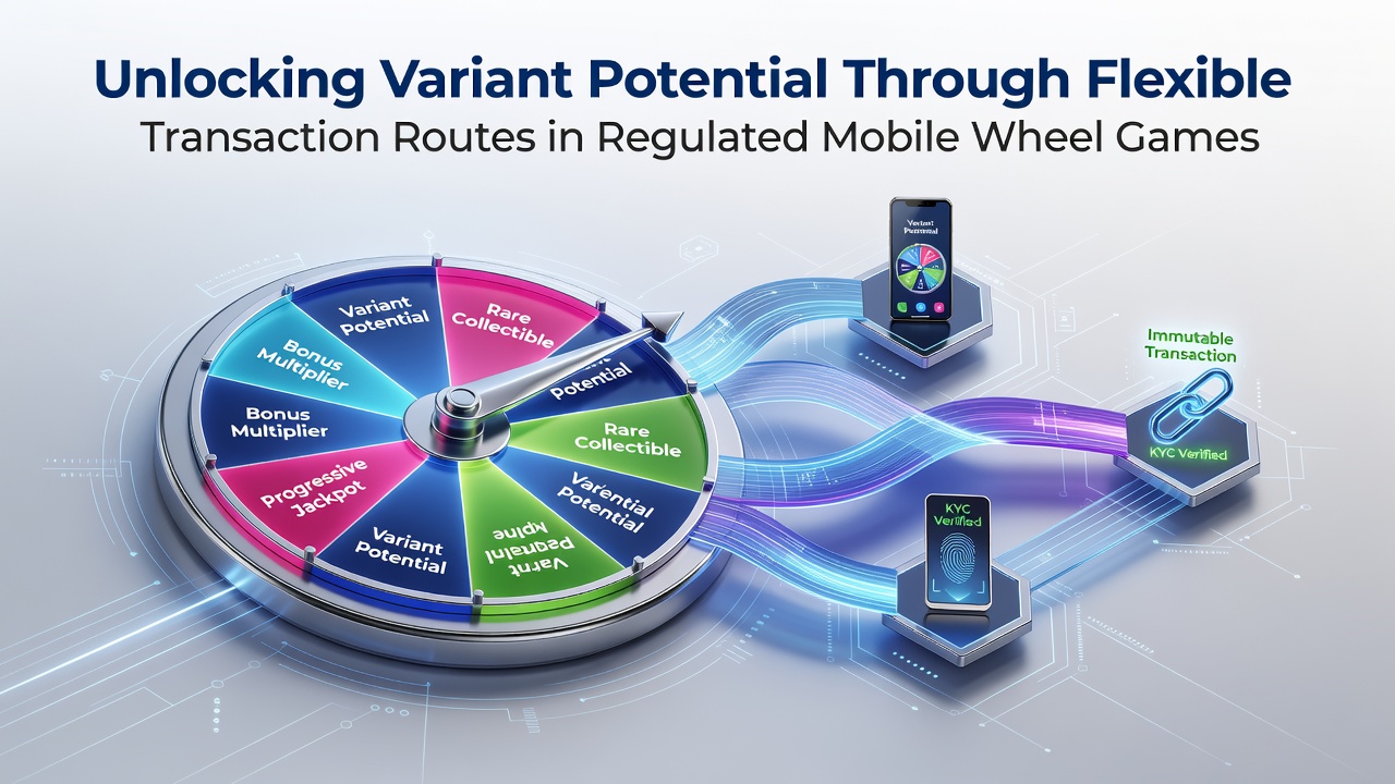 Regulierte mobile Wheel-Games mit flexiblen Transaktionsoptionen auf Smartphone-Displays